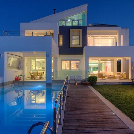 Luxury beachfront villas