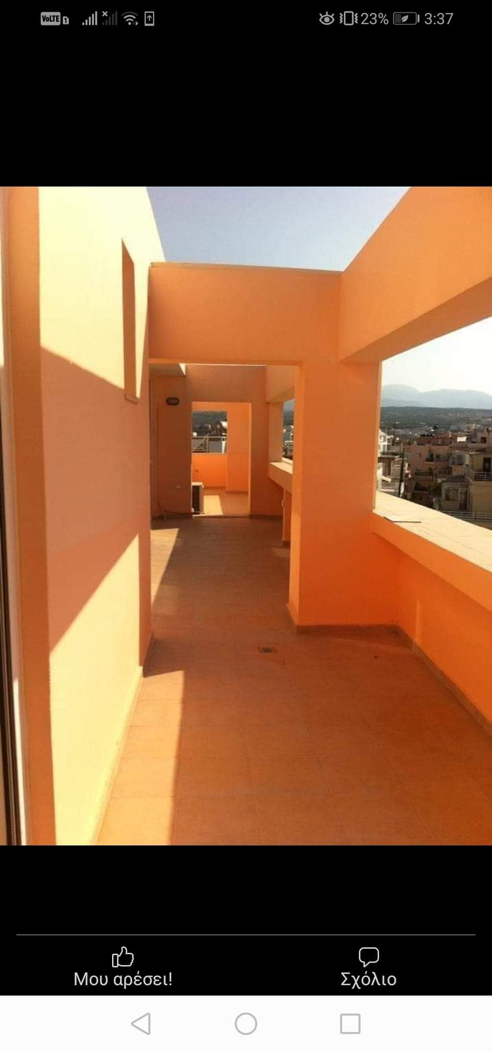 One bedroom Apartment 40m2 situated in the town of Sitia. 