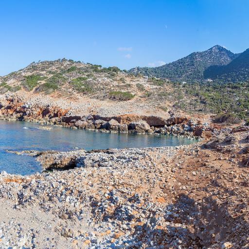 Unique 70-acre plot with 3 beaches for sale in central Crete