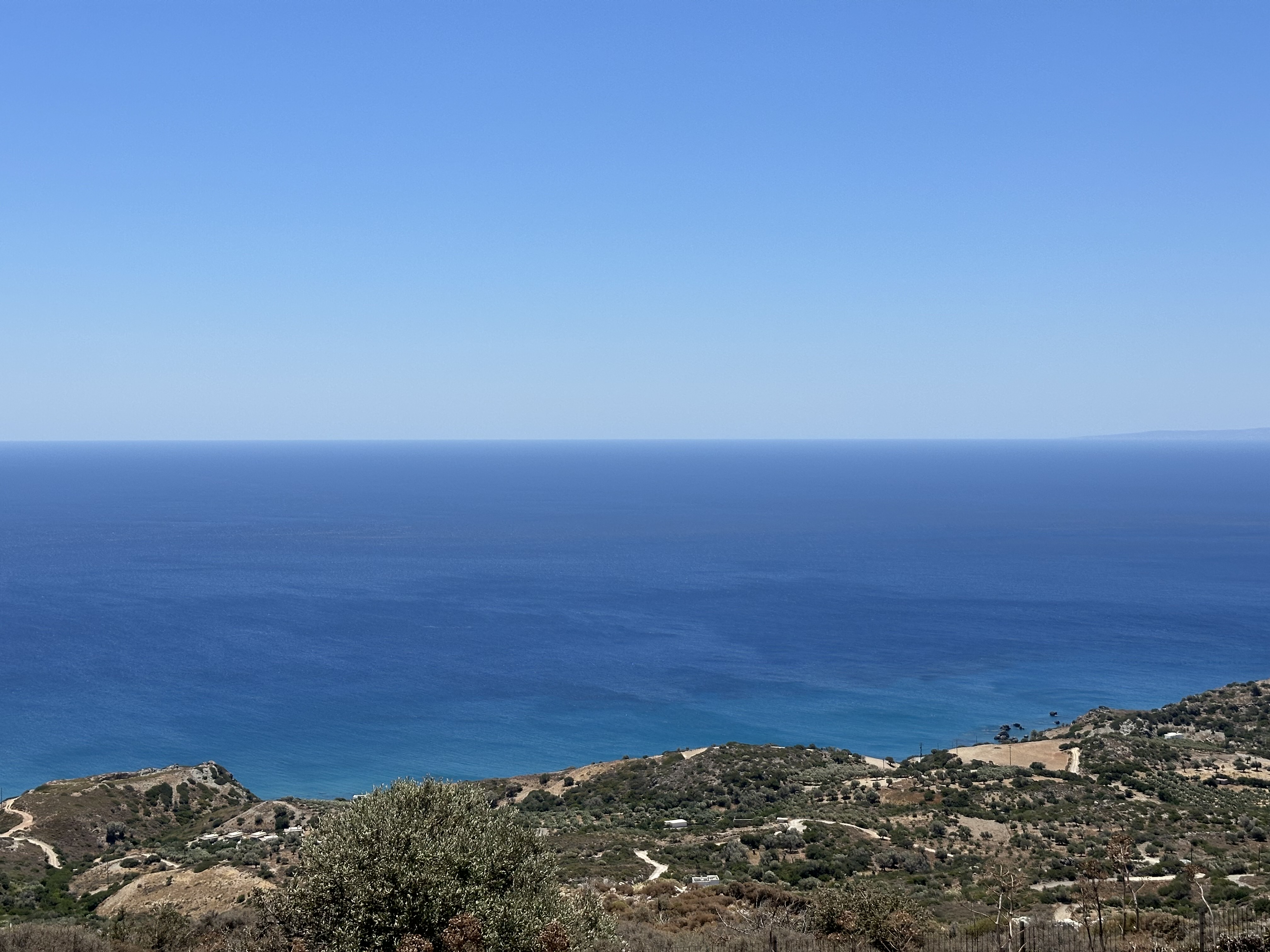 Paradijs aan zee in de buurt van Triopetra in Zuid-Kreta.