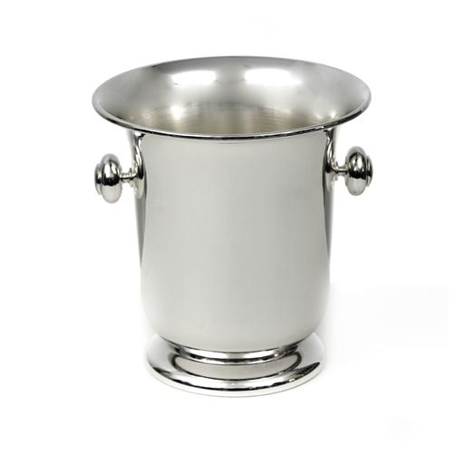 SILVER PLATED CHAMPAGNE BUCKET WITH HANDLES