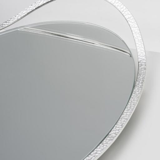 MIR OVAL H  Δίσκος οβάλ με καθρέφτη και πλαίσιο σφυρηλατο