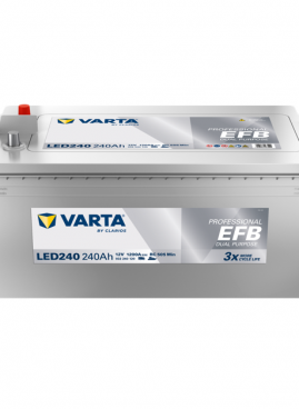 VARTA LED 240 12V 240AH PROFESSIONAL DUAL EFB