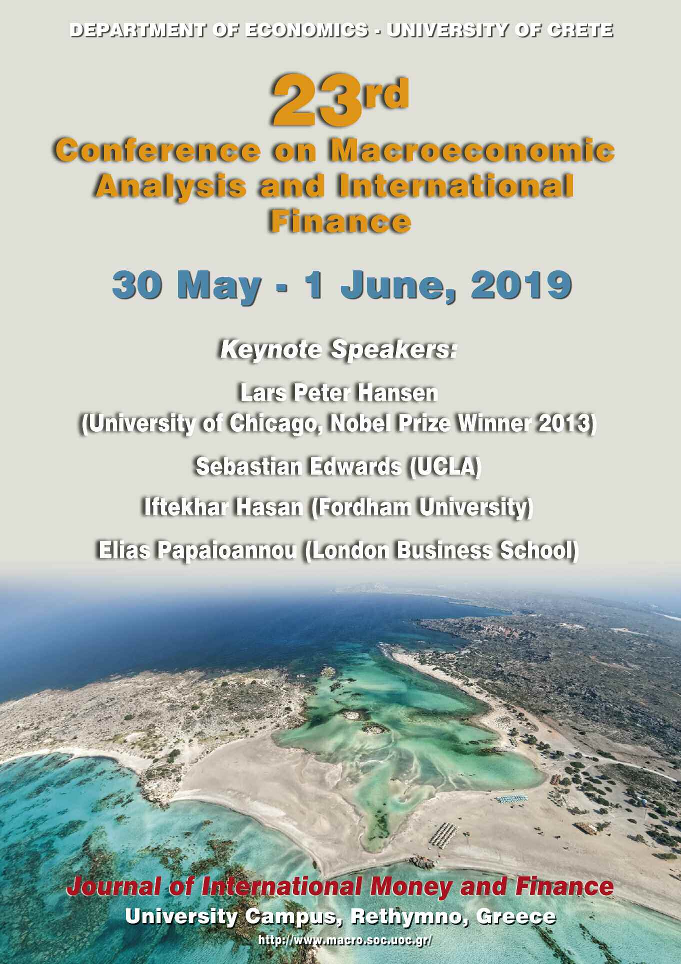 23rd International Conference on Macroeconomic Analysis and International Finance 