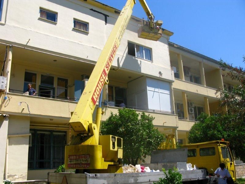 Επισκευές οπλισμού, αρμού διαστολής Παλαιού Κτιρίου.