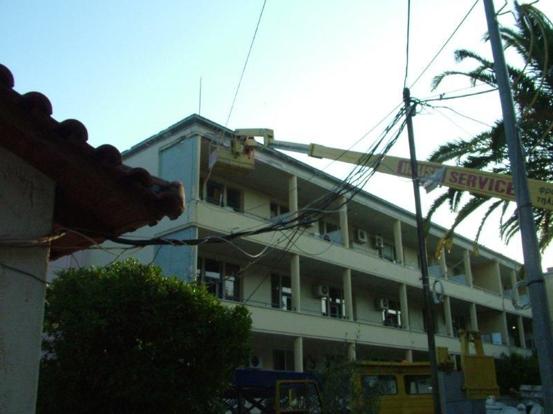 Επισκευές οπλισμού, αρμού διαστολής Παλαιού Κτιρίου.