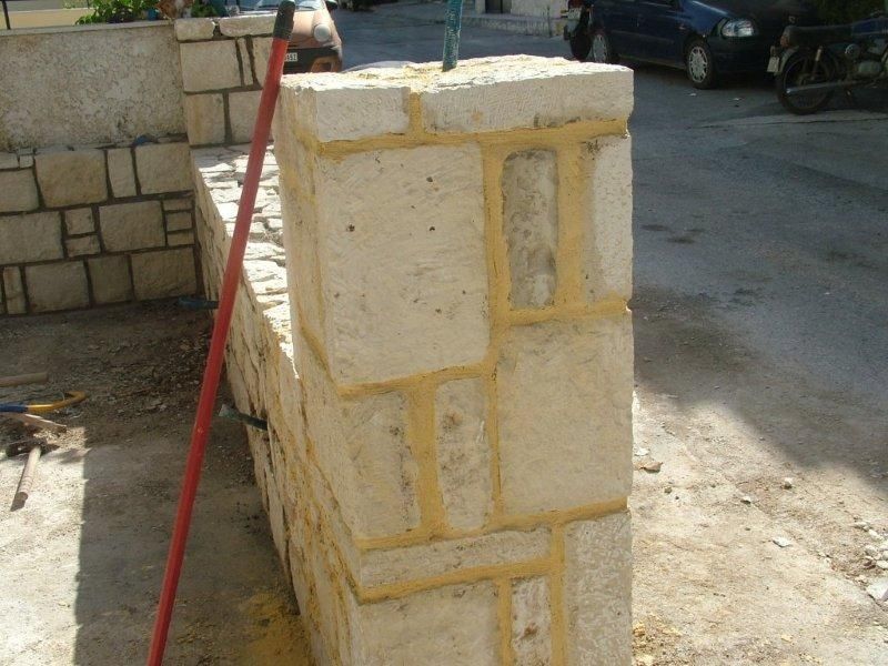 Κατασκευή πετρόκτιστου. 