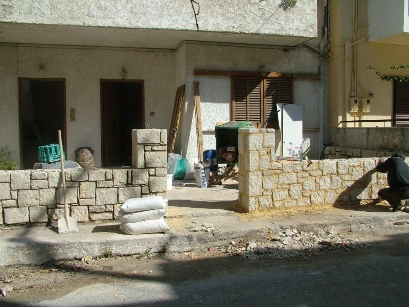 Κατασκευή πετρόκτιστου. 