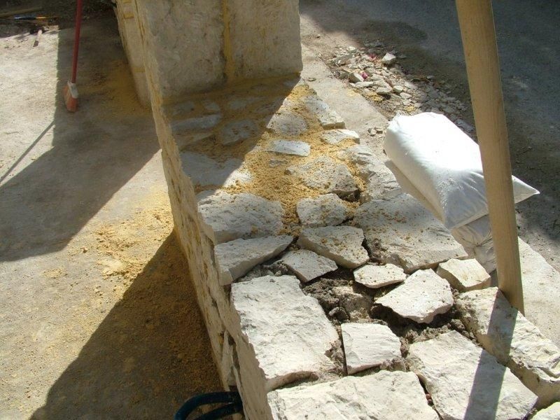 Κατασκευή πετρόκτιστου. 