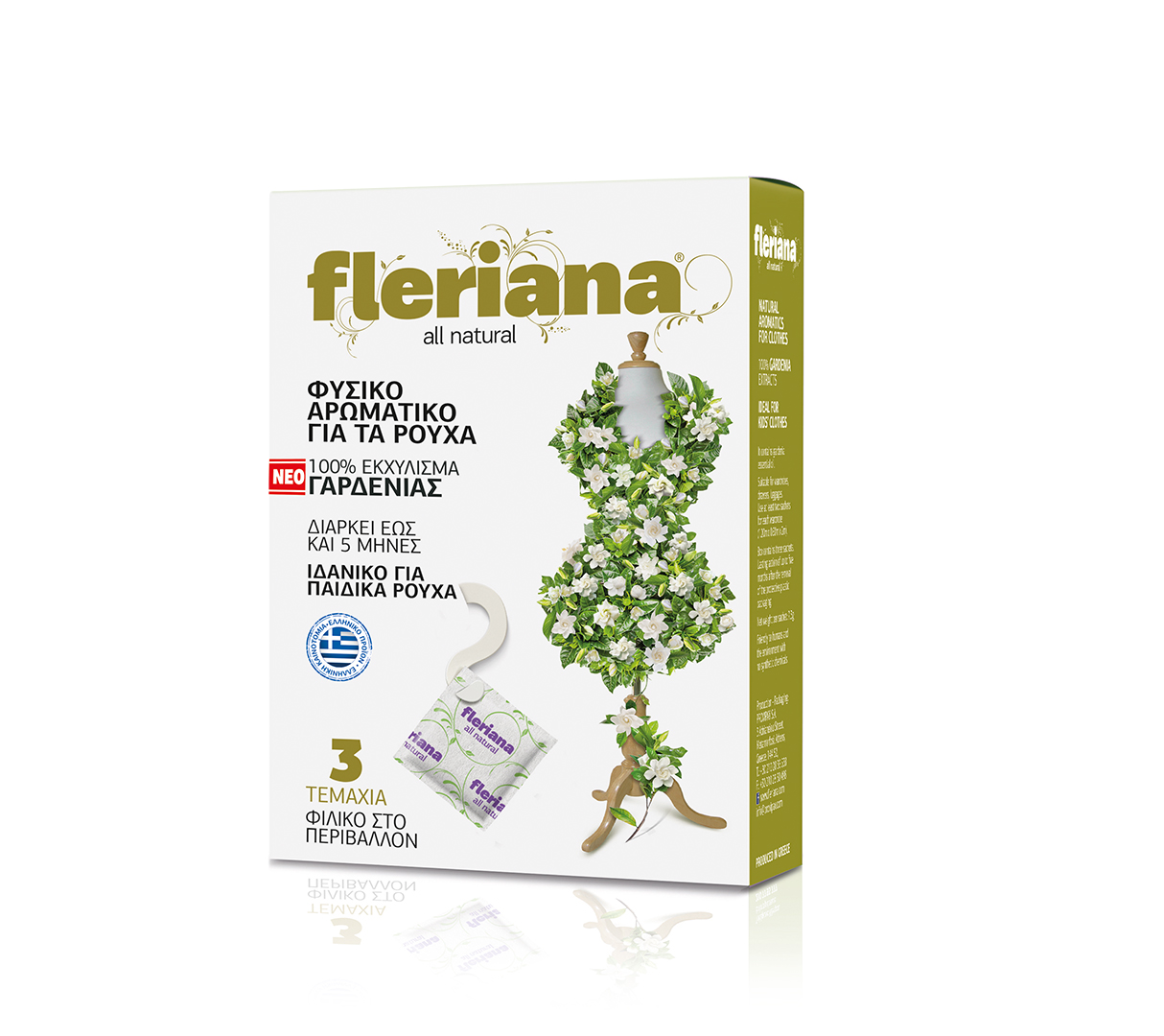 Natural Gardenia Scented Sachets for Clothes