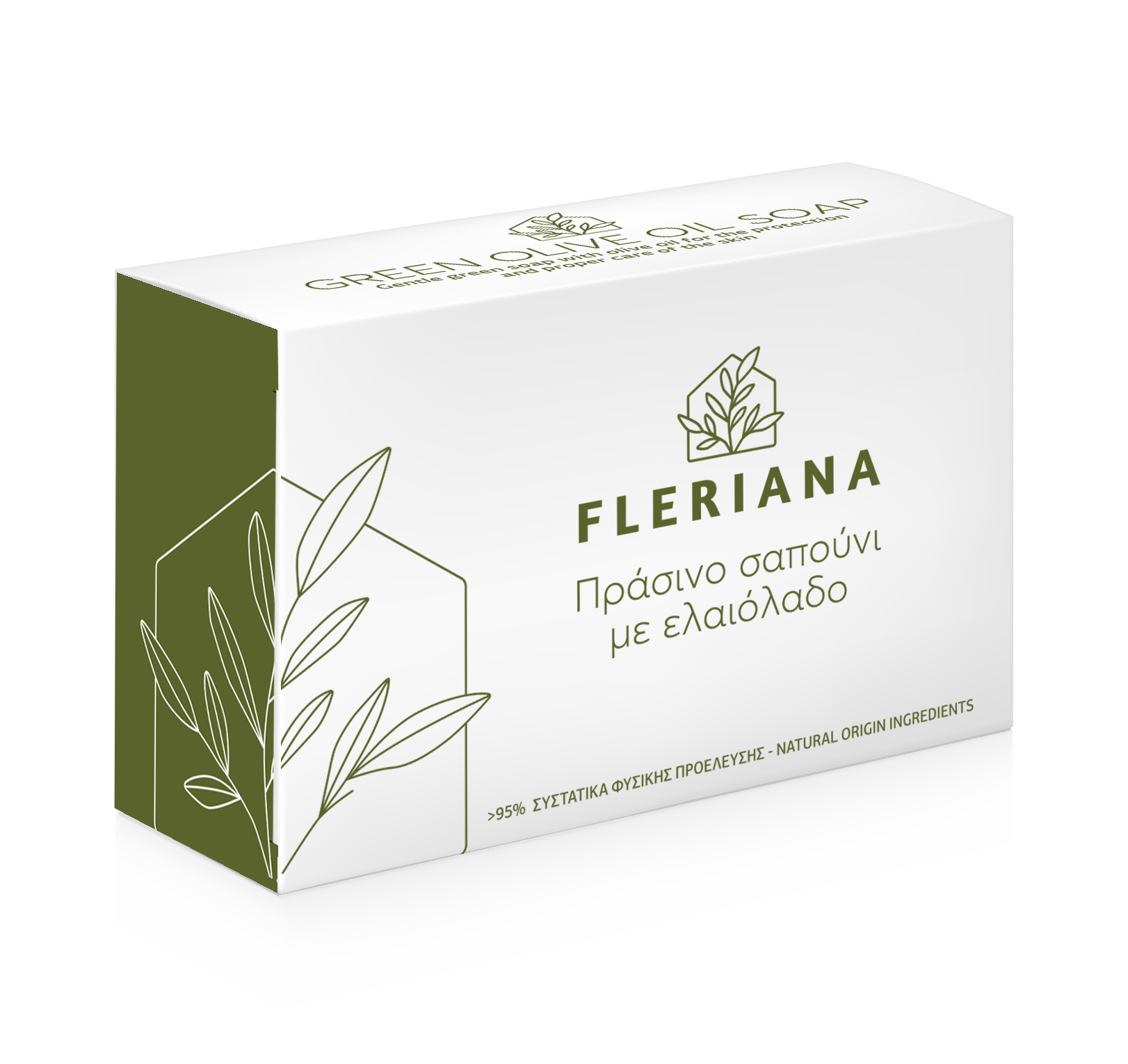 Fleriana green olive oil soap